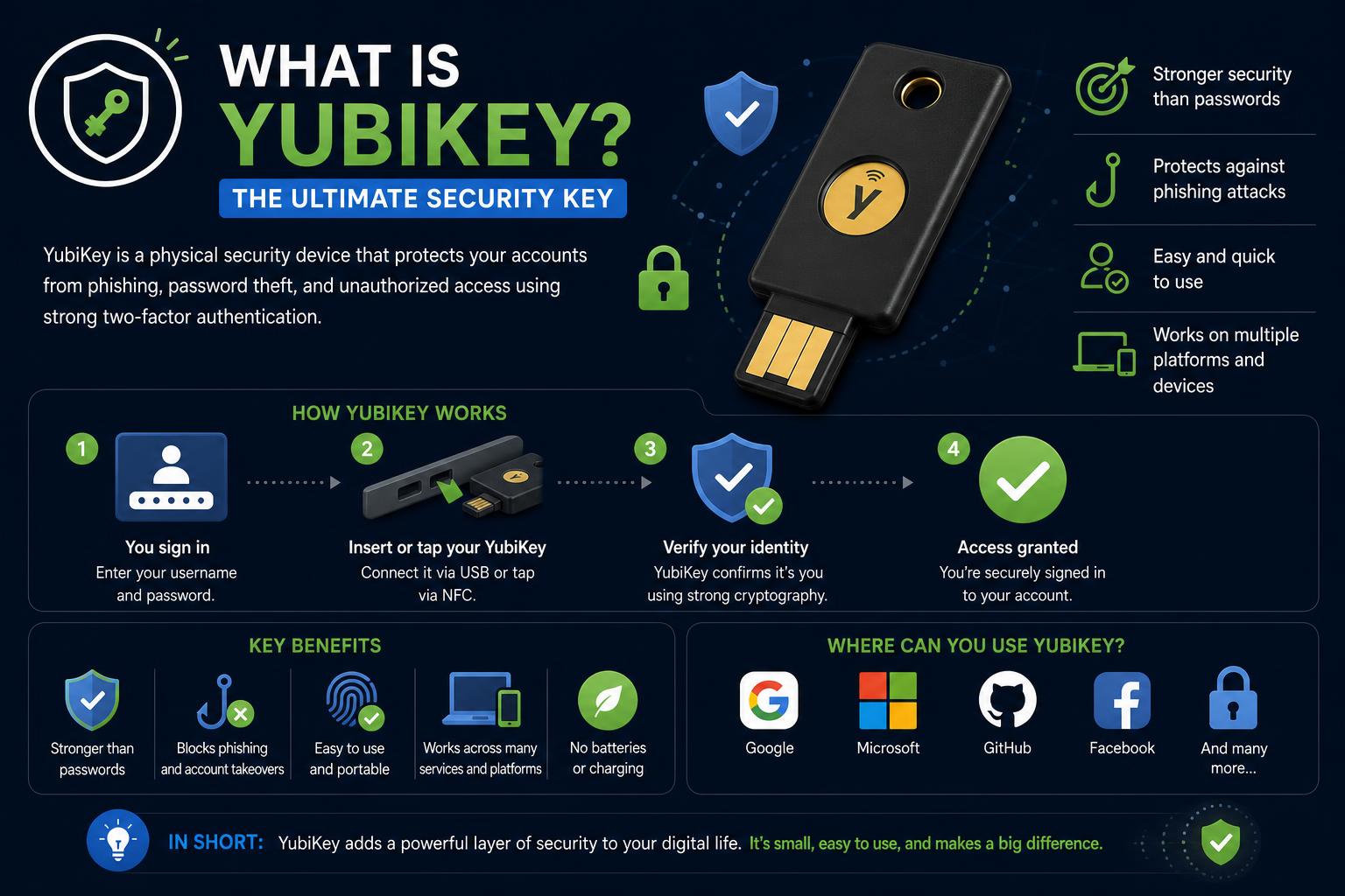 YubiKey 소개 인포그래픽